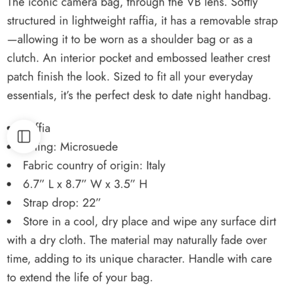 Veronica Beard Raffia Click Crossbody NWT - Picture 6 of 12